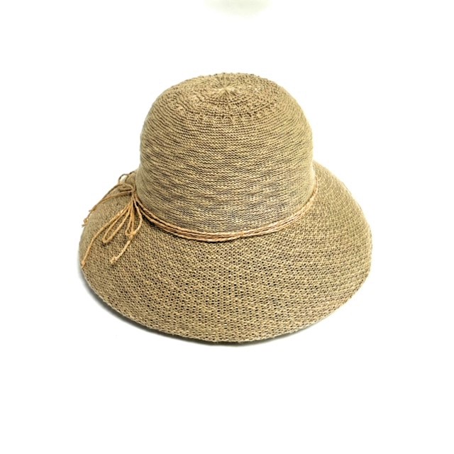 Hat with Straw Tie 